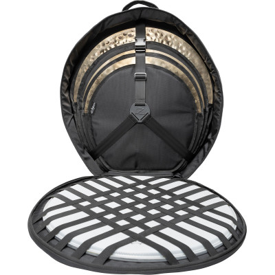 Housse cymbales 24" avec roulettes Black