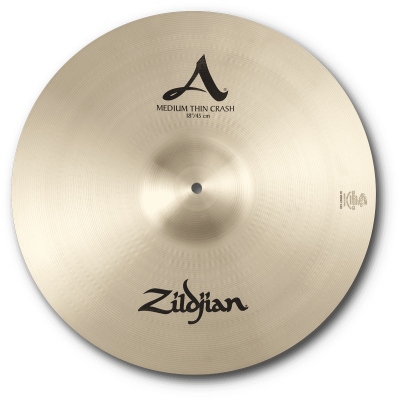 A 18" médium thin crash