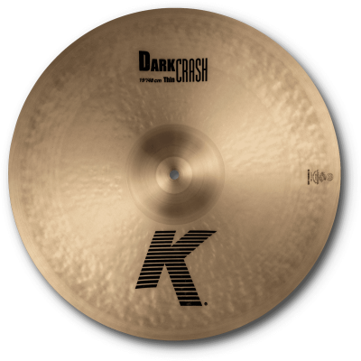 K 19" dark crash thin