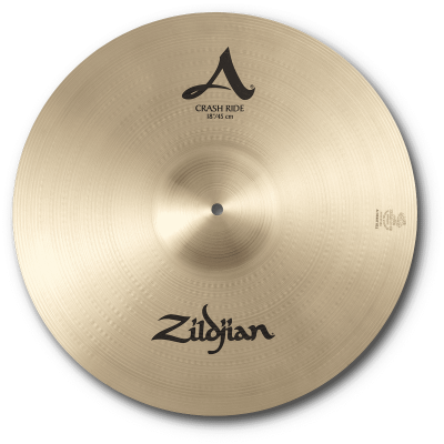 A 18" crash ride
