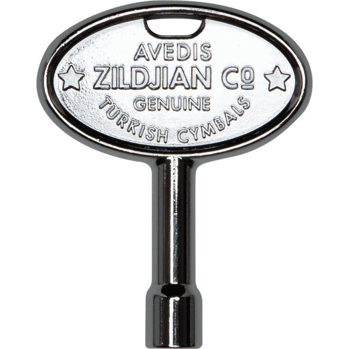 Clé d'accordage batterie chromé avec logo Zildjian