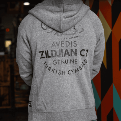 Veste à capuche grise XL